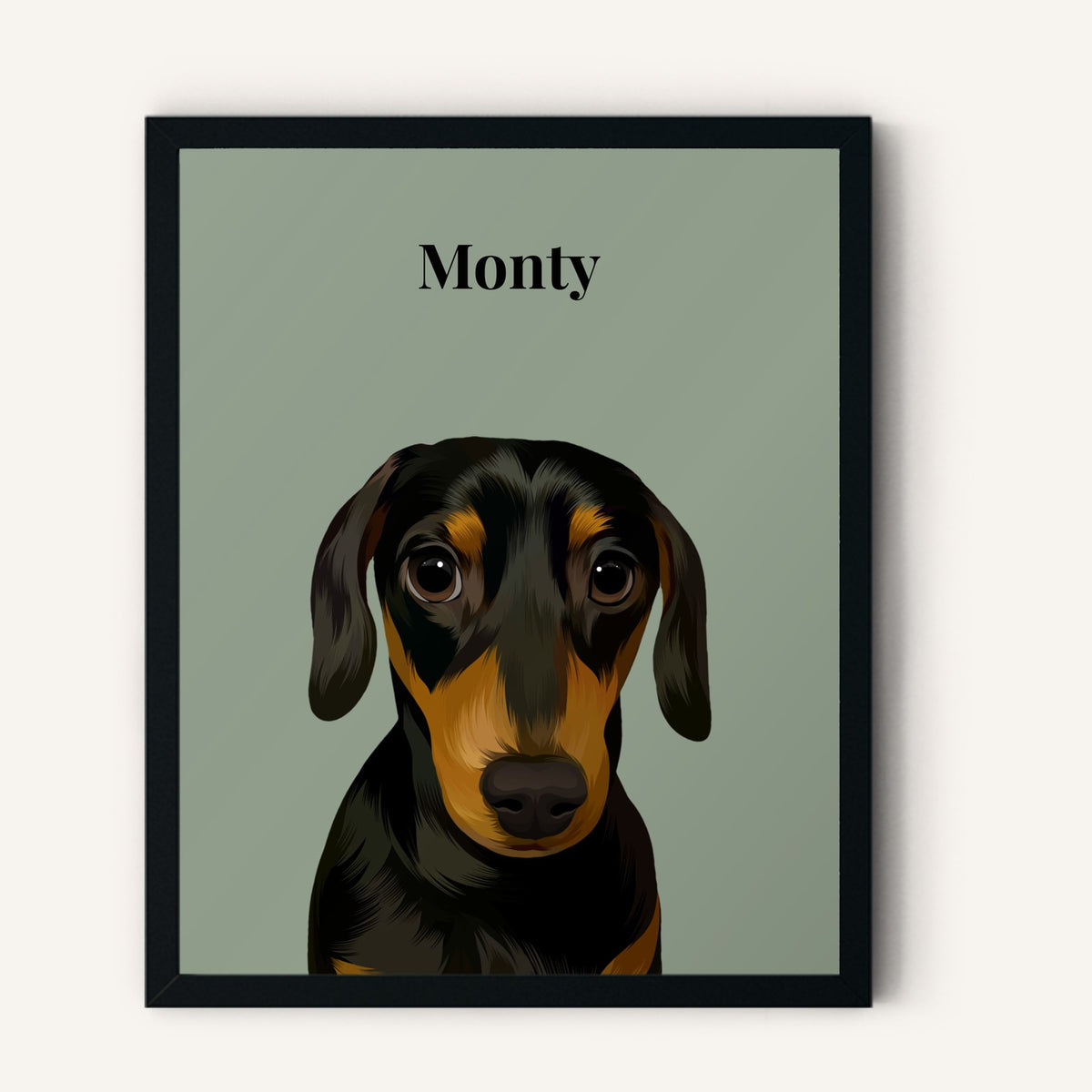 Print & Paw square hero hero_one/8x10_black_sage-green_classic_black.jpg