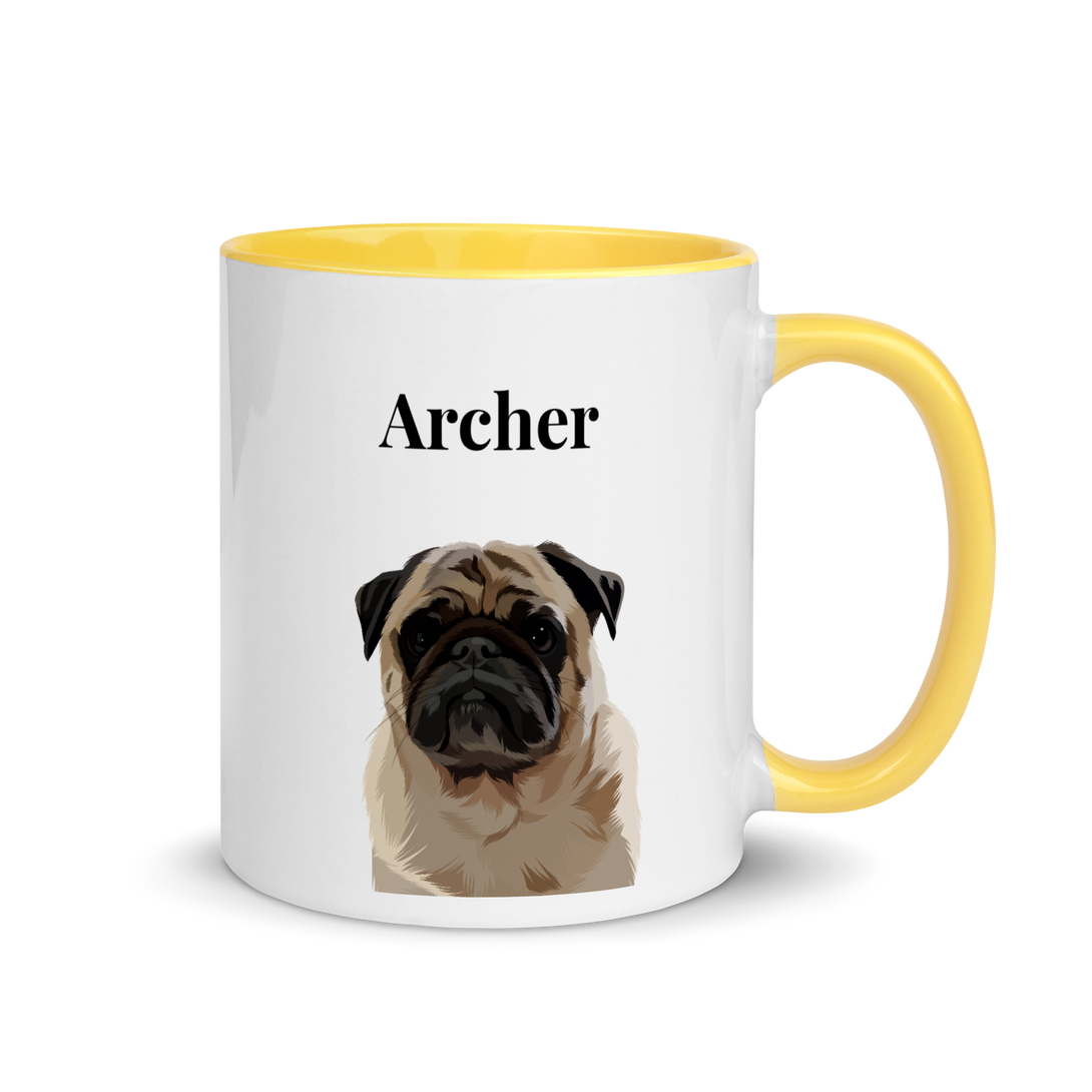 Custom Pet Portrait Mug - Print And Paw